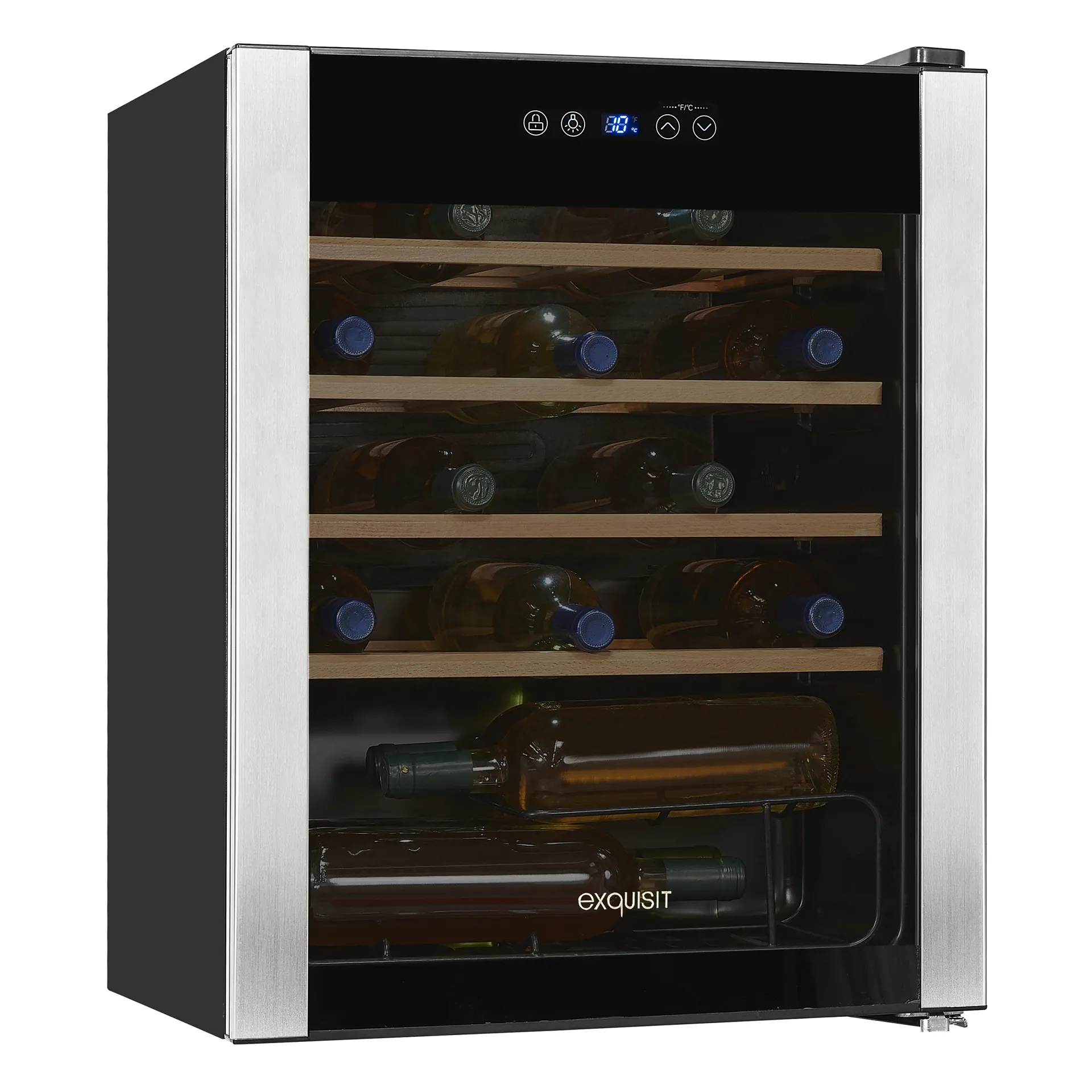 Vinoteca 24 botellas Exquisit WS1-24 Compresor