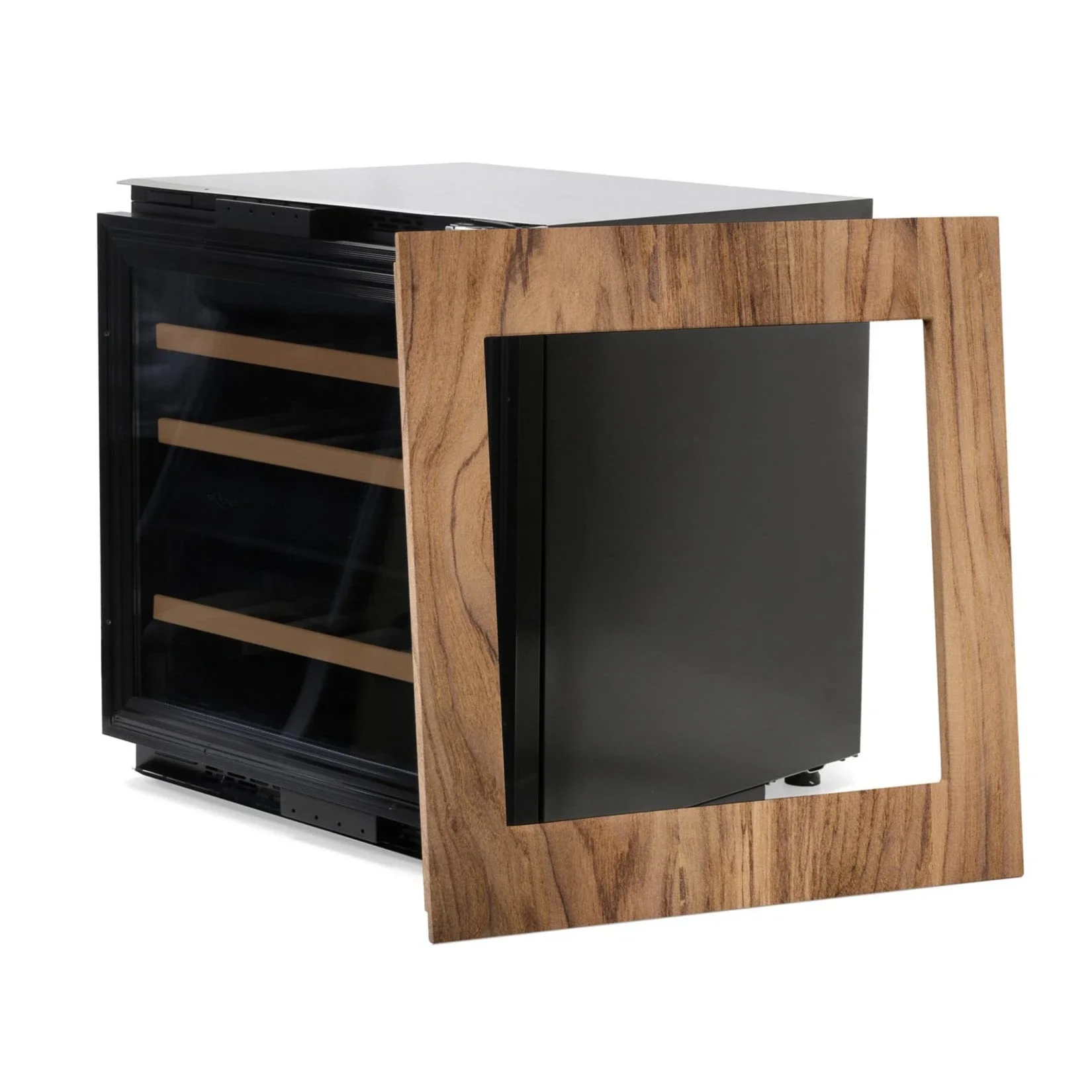Vinoteca 26 botellas mQuvée WineKeeper Exclusive 25D Panel Ready Push-Pull doble zona