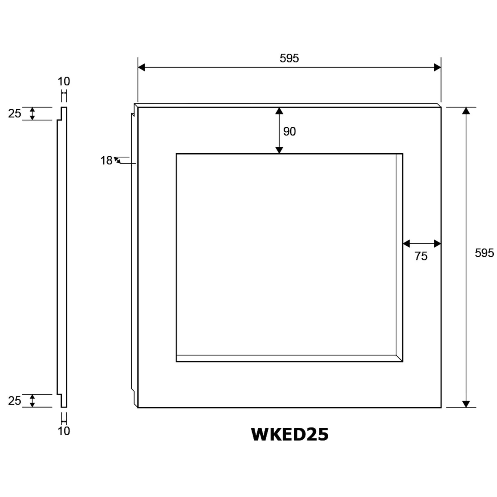 Vinoteca 26 botellas mQuvée WineKeeper Exclusive 25D Panel Ready Push-Pull doble zona - Image 9