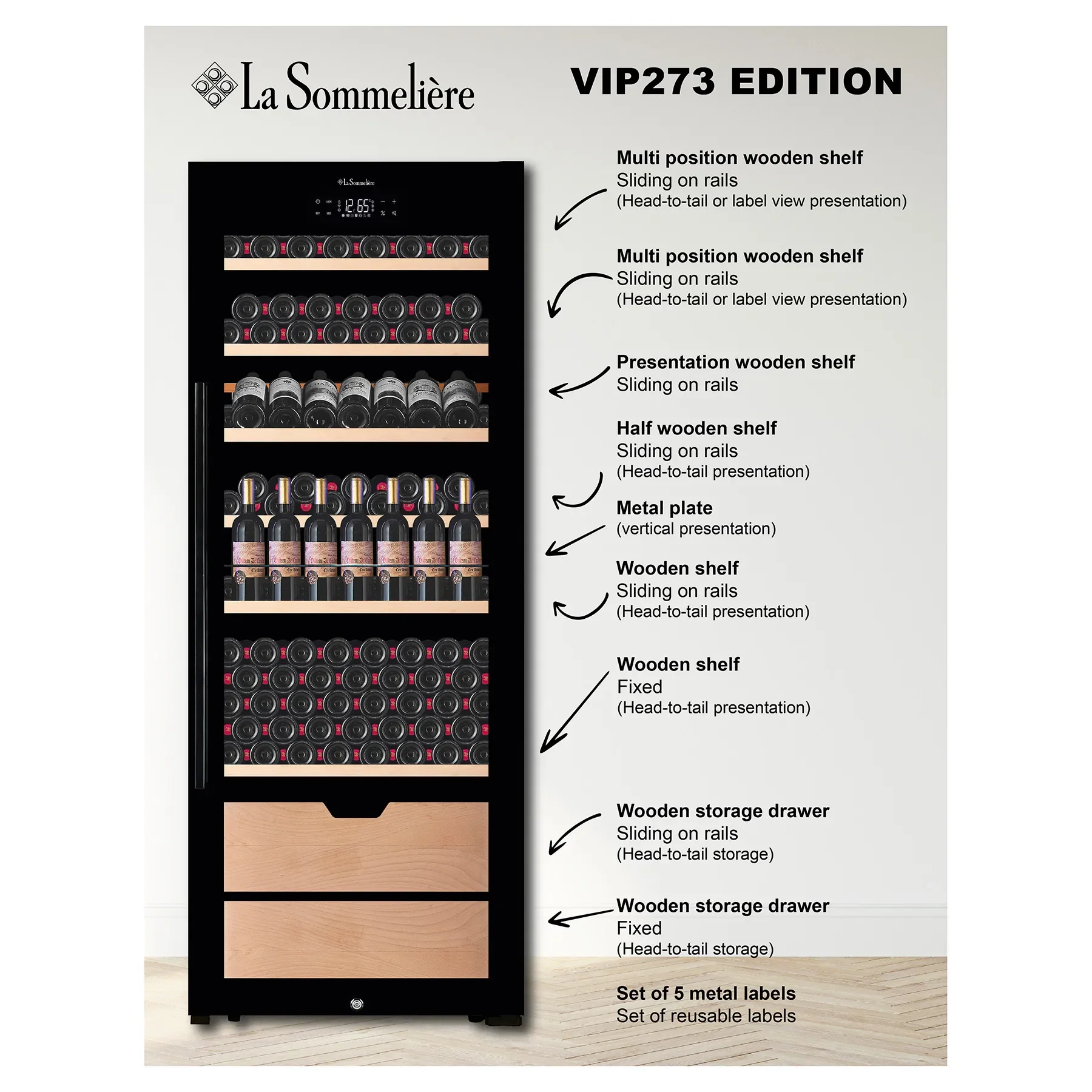 Vinoteca 273 botellas La Sommelière VIP273 EDITION - Image 22