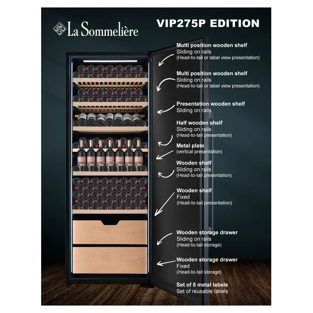 Vinoteca 273 botellas La Sommelière VIP275P EDITION - Image 15