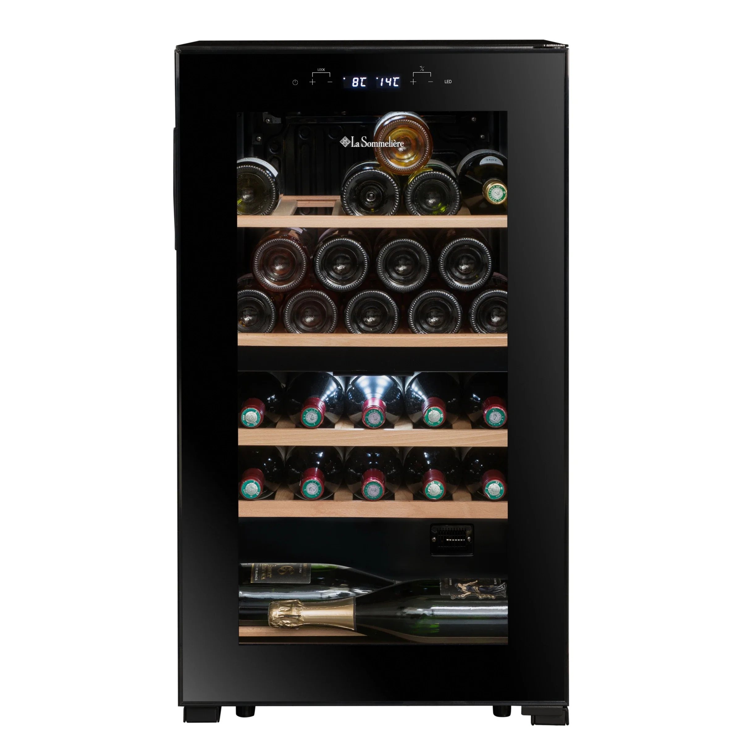 Vinoteca 32 botellas La Sommelière SLS32DZ Black doble zona - Image 9