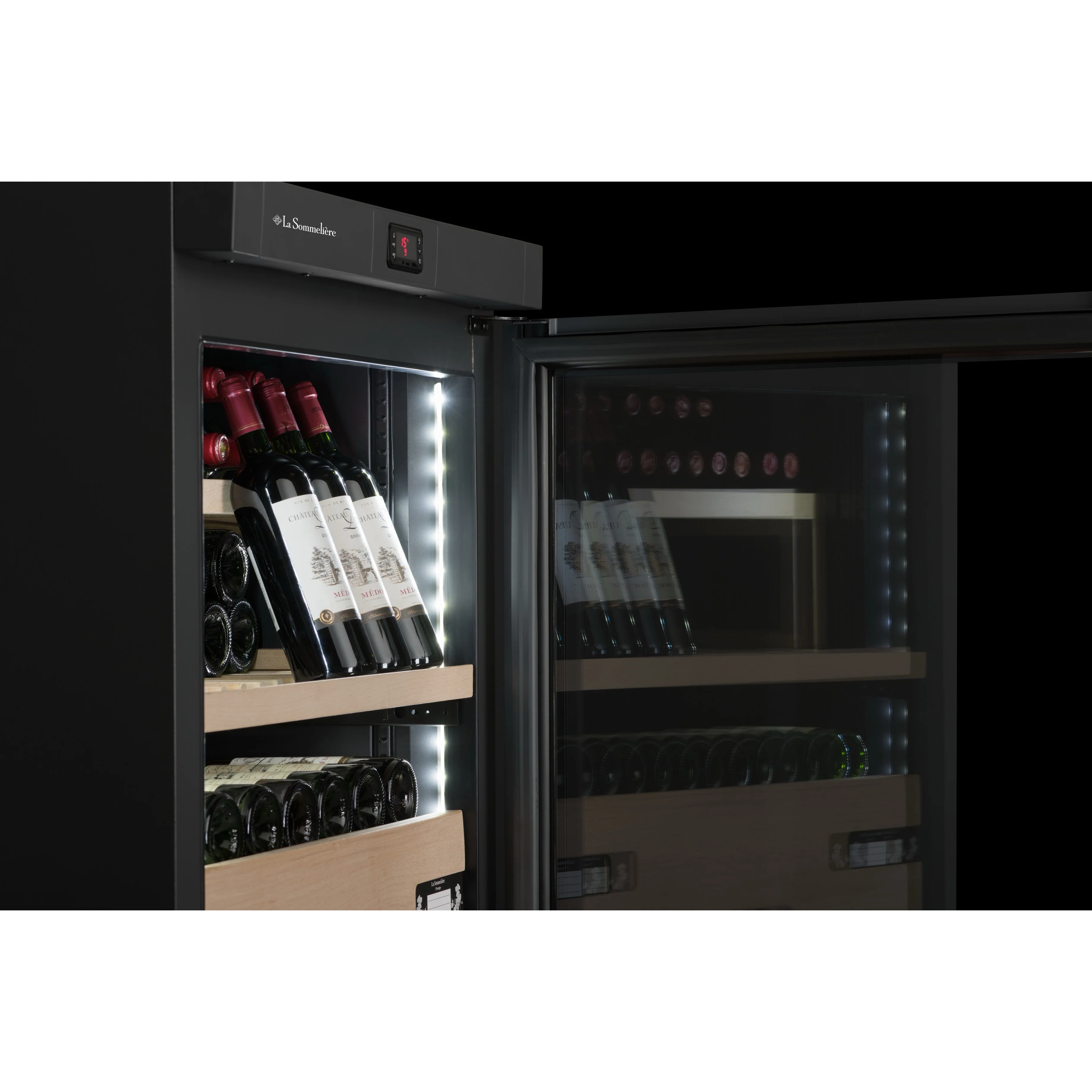 Vinoteca 325 botellas La Sommelière VIP330VBLACK Triple zona - Image 18