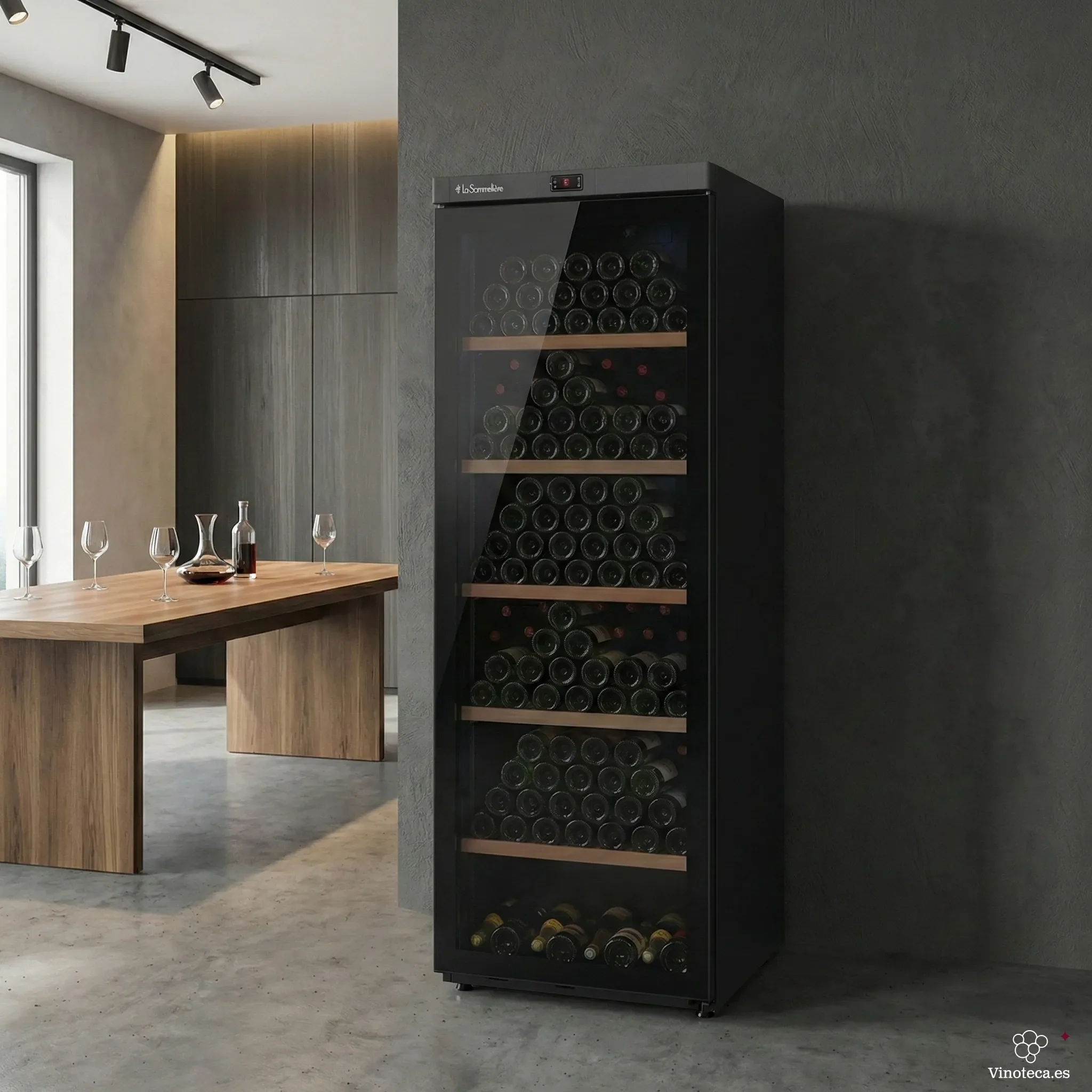 Vinoteca 325 botellas La Sommelière VIP330VBLACK Triple zona - Image 3
