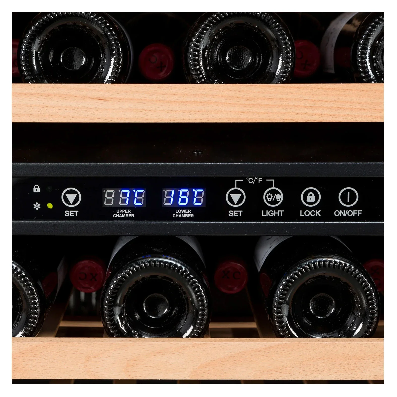 Vinoteca encastrable 33 botellas Vinobox V40 GC 2T Inox doble zona - Image 5