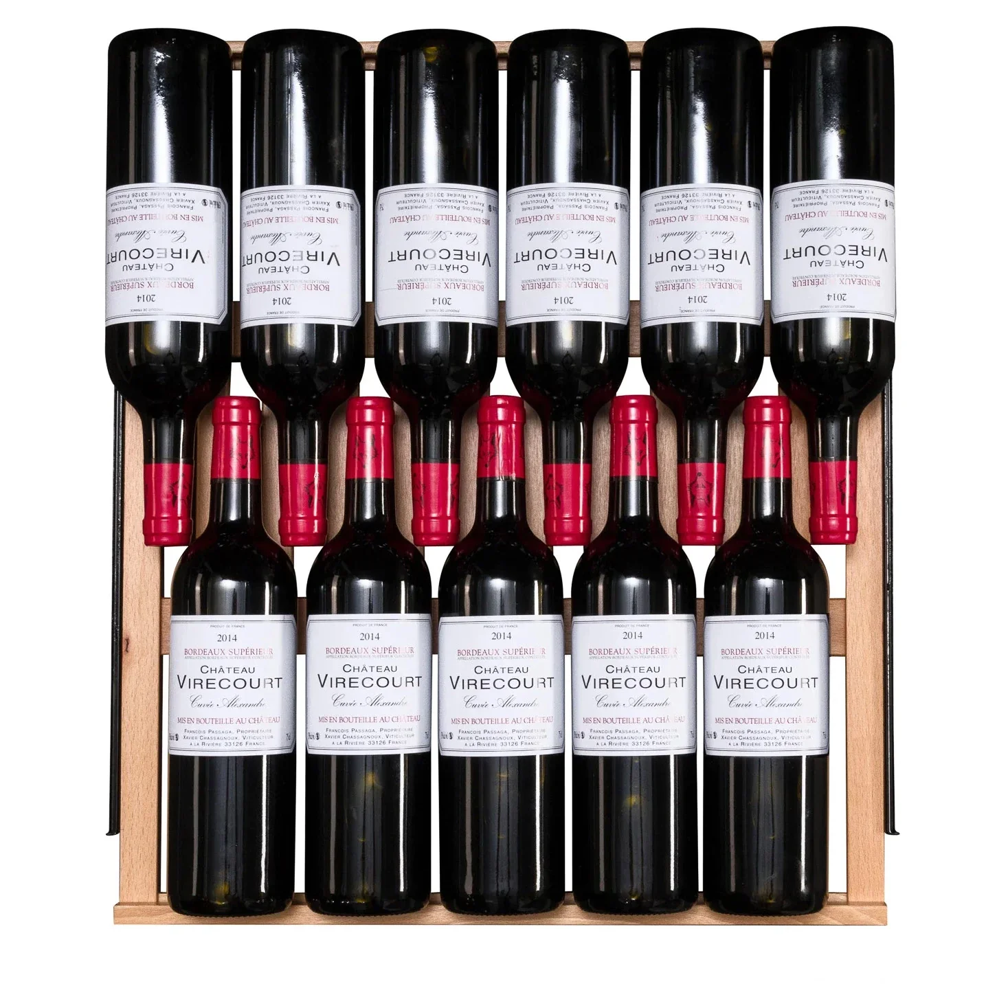 Vinoteca encastrable 33 botellas Vinobox V40 GC 2T Inox doble zona - Image 6