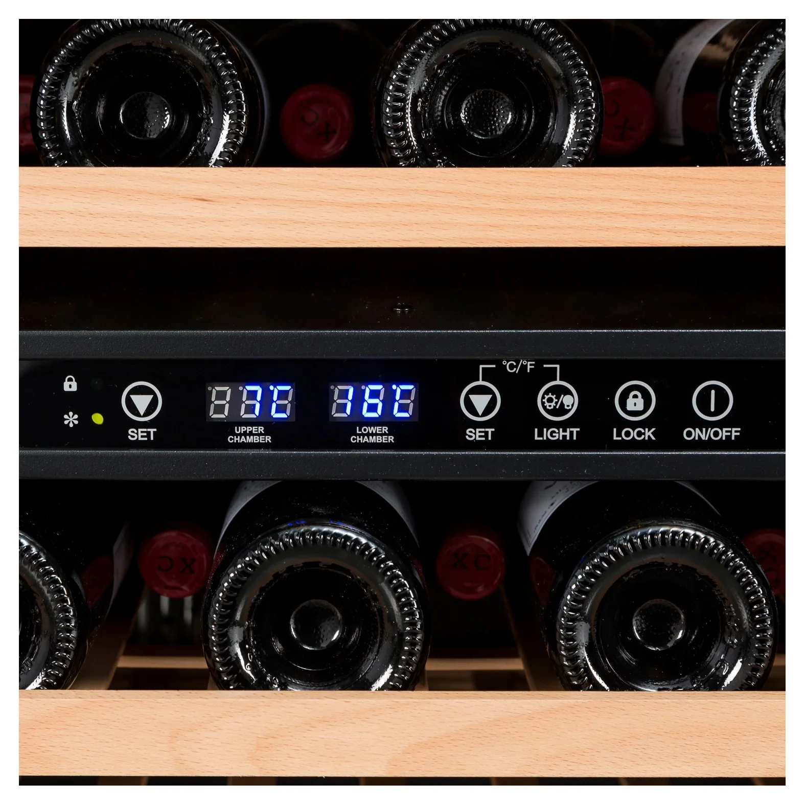 Vinoteca encastrable 33 botellas Vinobox V40 GC 2T Black doble zona - Image 4