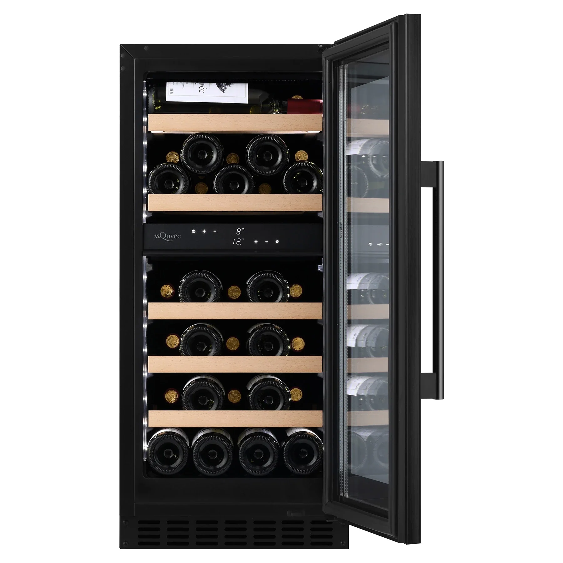 Vinoteca 34 botellas mQuvée WineCave 800 40D Fullglass doble zona - Image 3