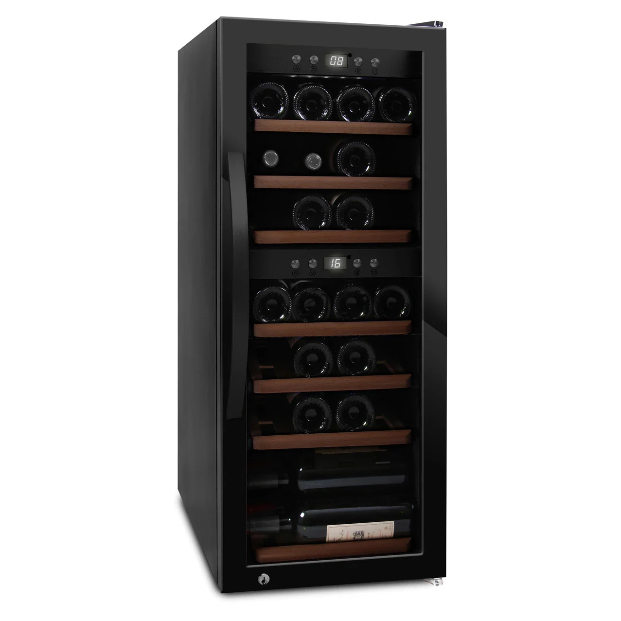Vinoteca 38 botellas mQuvée WineExpert 38 doble zona Fullglass Black - Image 3