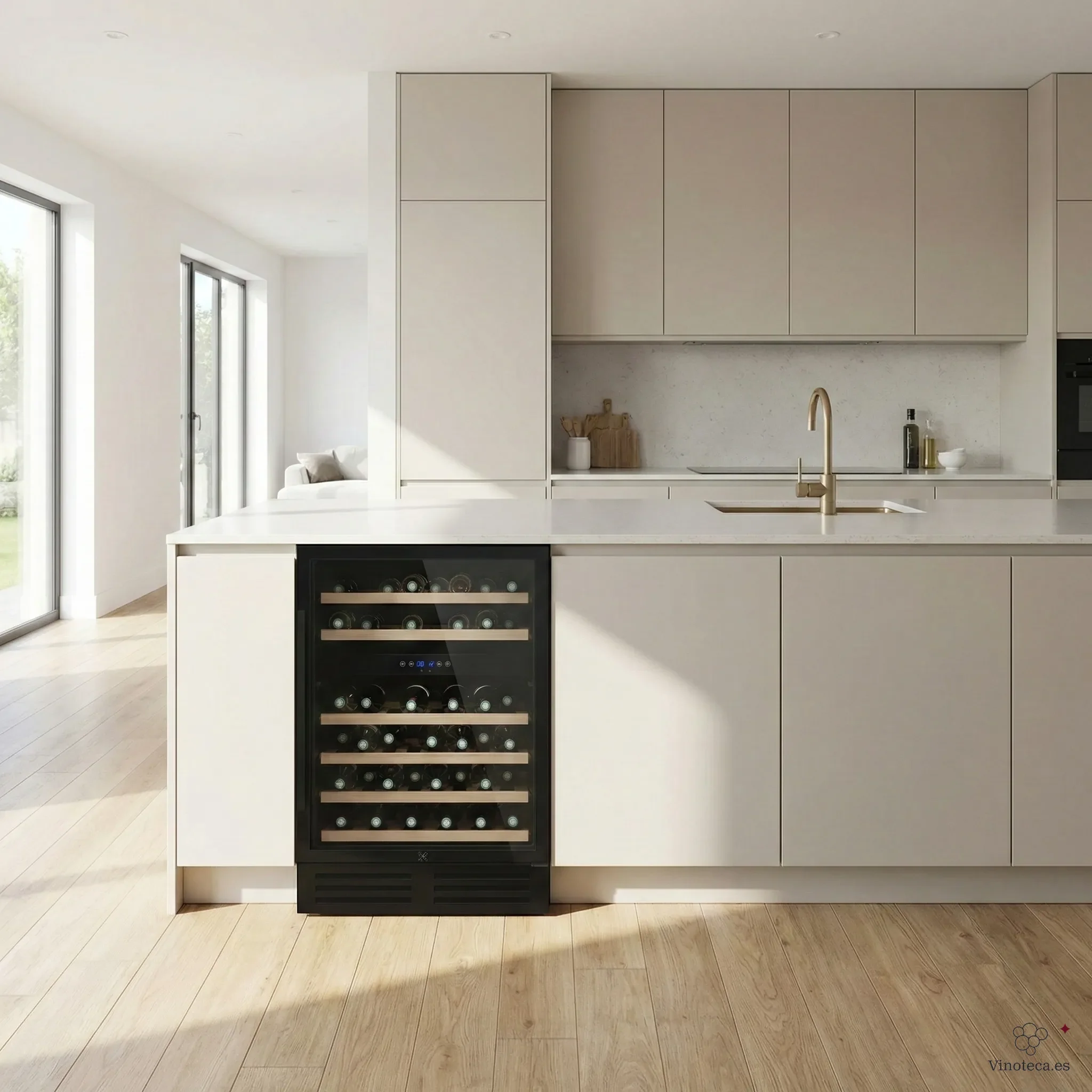 Vinoteca 46 botellas Les Petits Champs CAVCEDB46 doble zona - Image 3