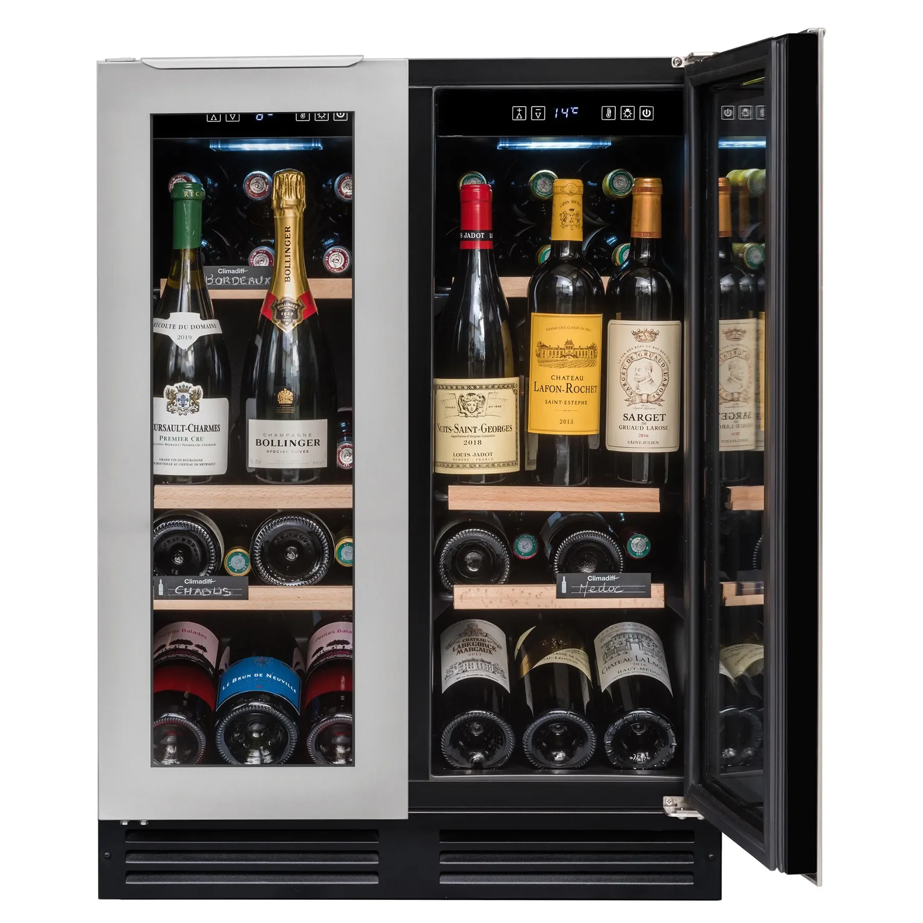 Vinoteca encastrable 49 botellas Avintage AVU48DPX1 doble zona - Image 17