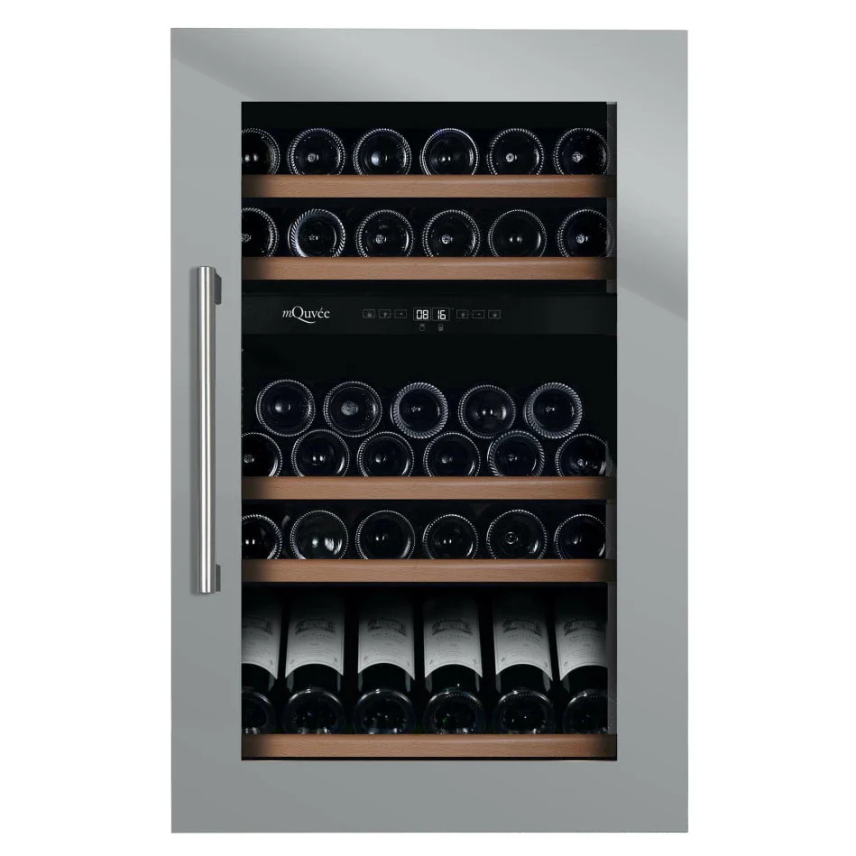 Vinoteca 49 botellas mQuvée WineKeeper 49D doble zona Stainless