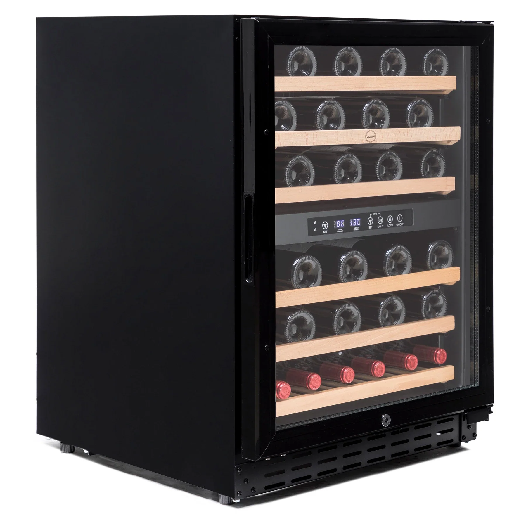 Vinoteca encastrable 50 botellas Vinobox V50 GC 2T Black doble zona - Image 3