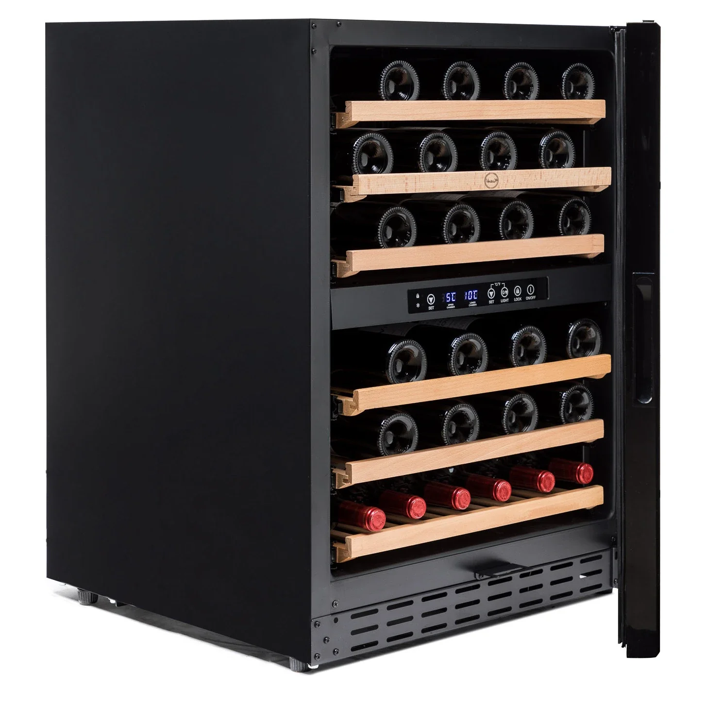 Vinoteca encastrable 50 botellas Vinobox V50 GC 2T Black doble zona - Image 4