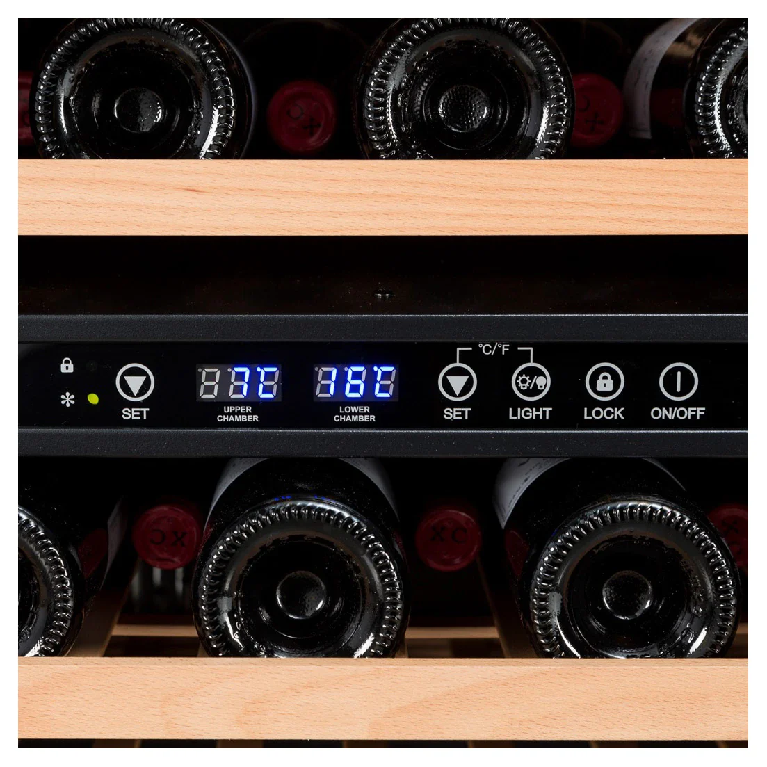 Vinoteca encastrable 50 botellas Vinobox V50 GC 2T Black doble zona - Image 5