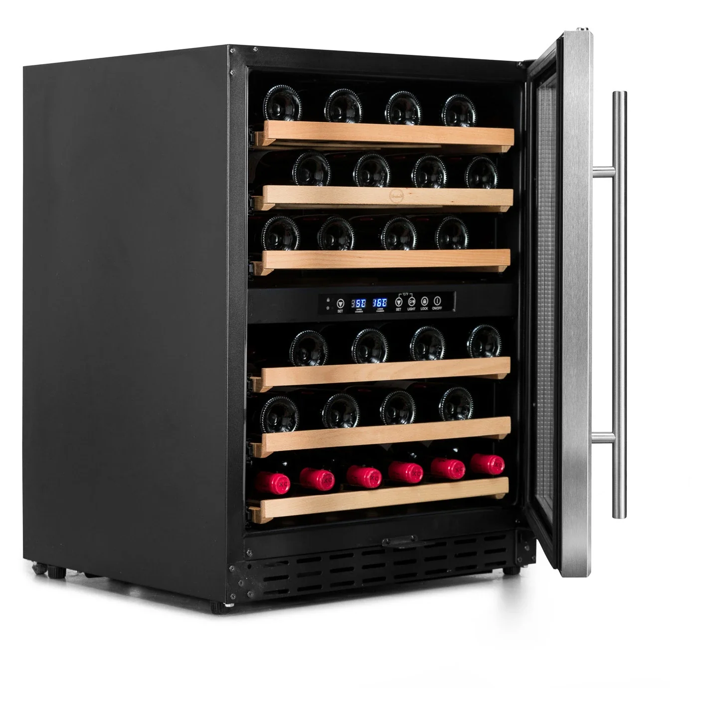Vinoteca encastrable 50 botellas Vinobox V50 GC 2T Inox doble zona - Image 4