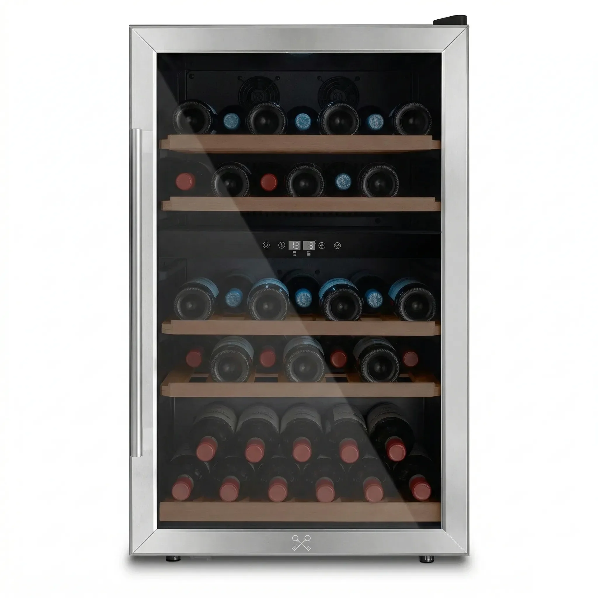 Vinoteca 53 botellas Les Petits Champs CAVCD53 doble zona