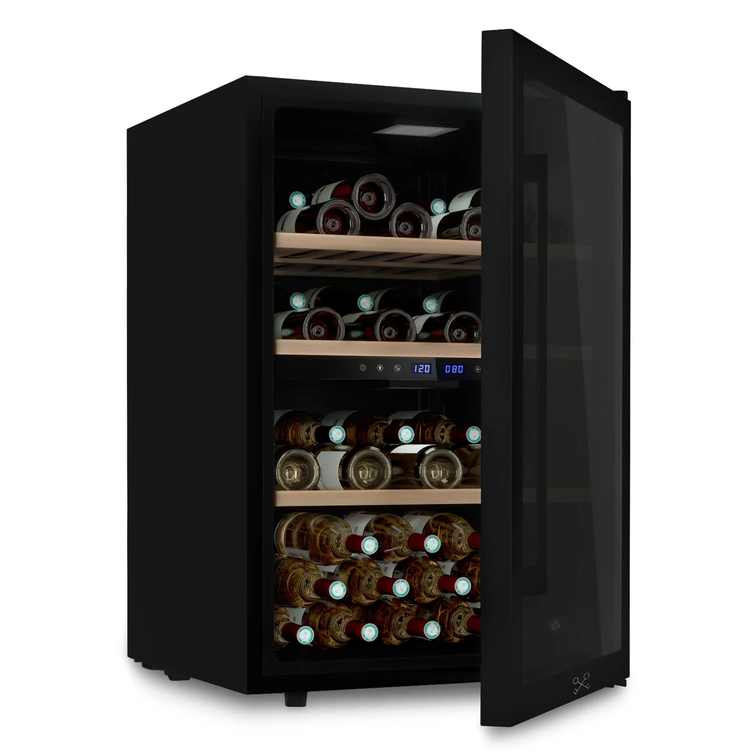Vinoteca 62 botellas Les Petits Champs CAVCDB62 doble zona
