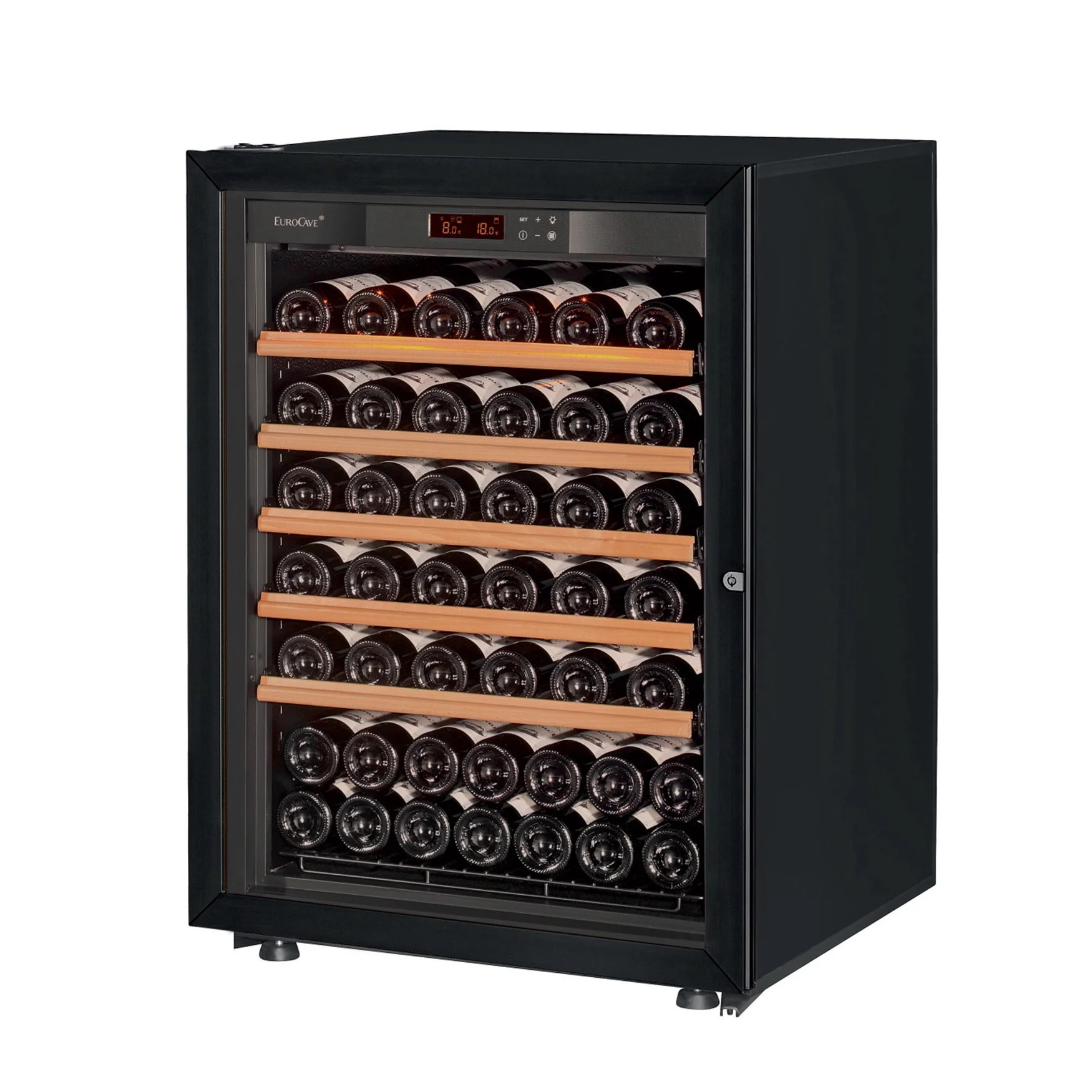 Vinoteca 74 botellas EuroCave Pure SV5 Multitemperatura Glass - Image 7