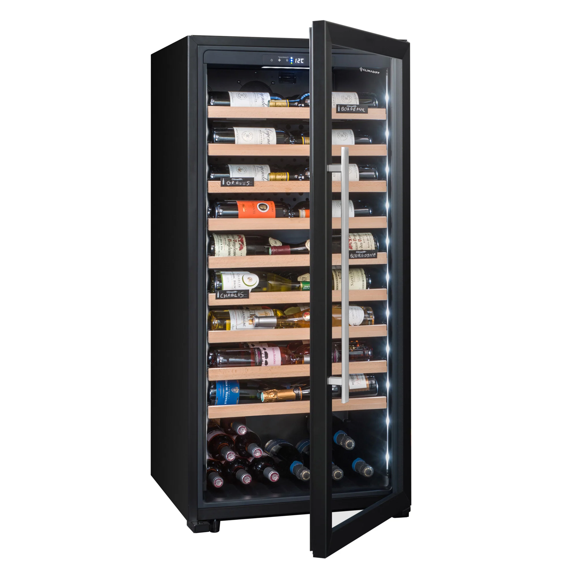 Vinoteca 98 botellas Climadiff CPF100B1 polivalente - Image 2