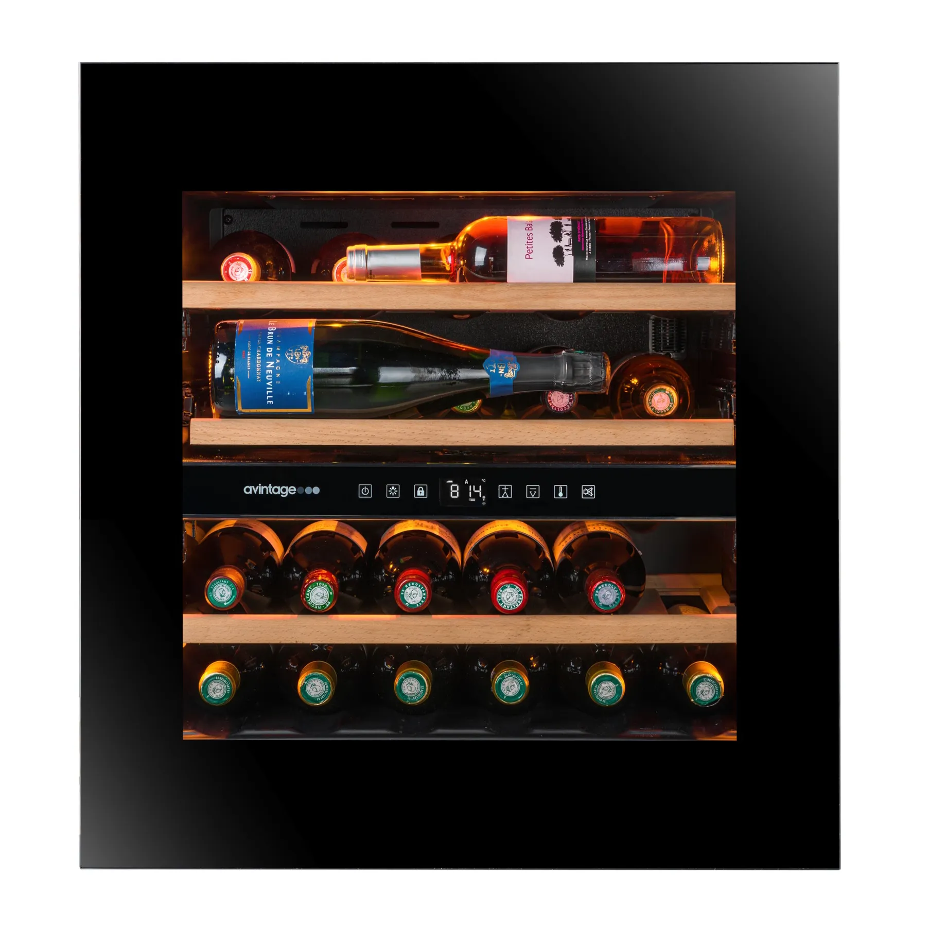 Vinoteca encastrable en columna 24 botellas Avintage AVI60PLATINUM doble zona - Image 7