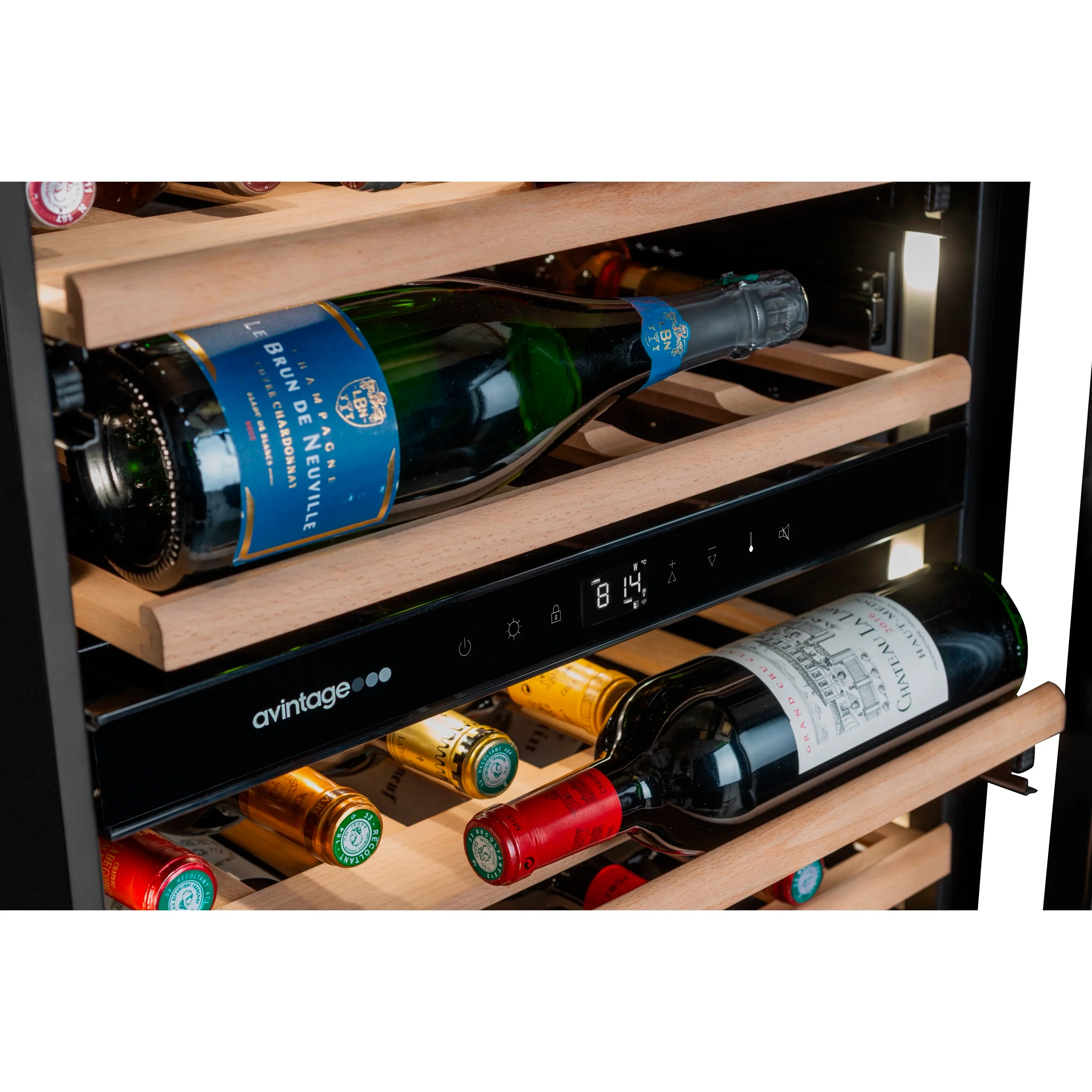 Vinoteca encastrable en columna 29 botellas Avintage AVI72PLATINUM doble zona - Image 10
