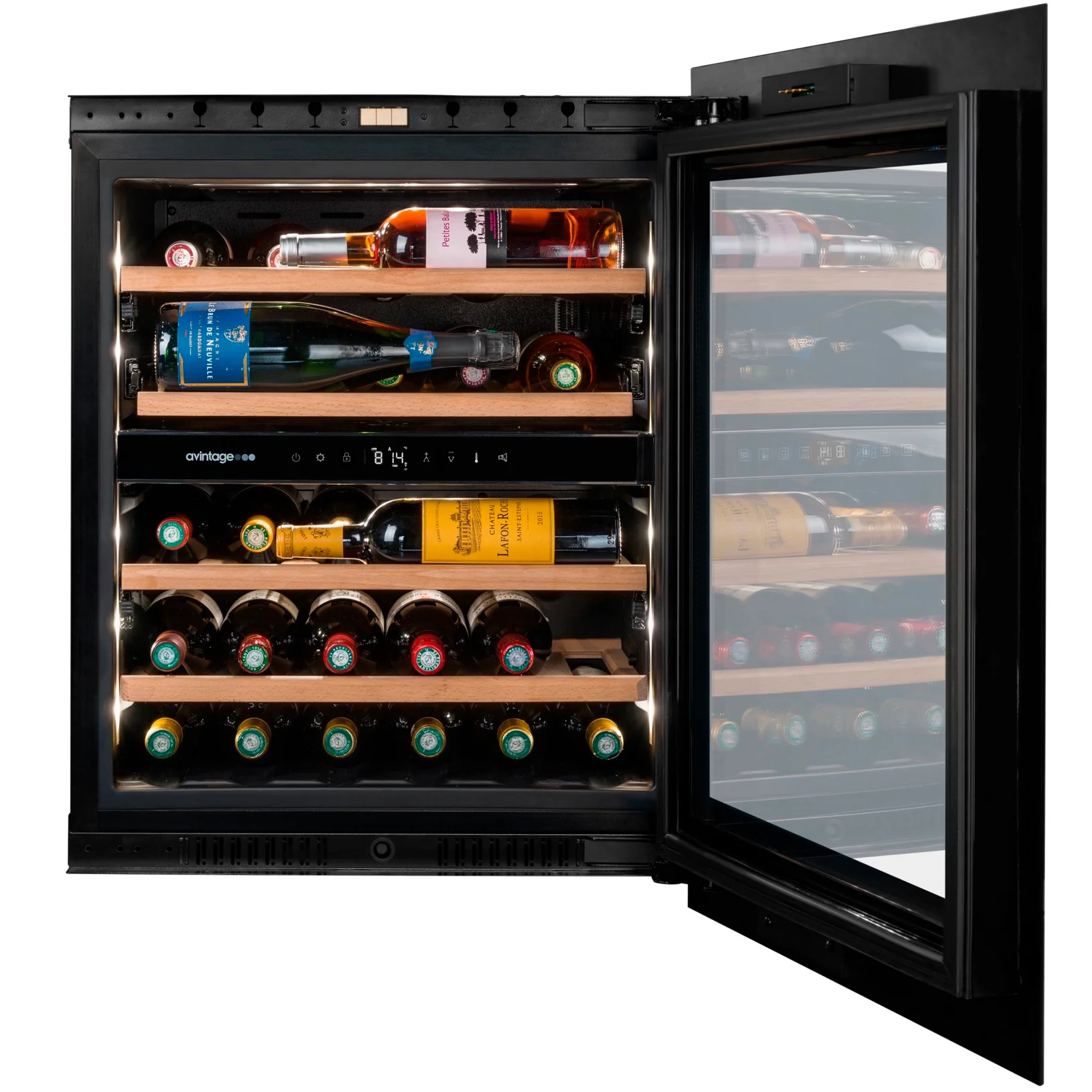 Vinoteca encastrable en columna 29 botellas Avintage AVI72PLATINUM doble zona - Image 7