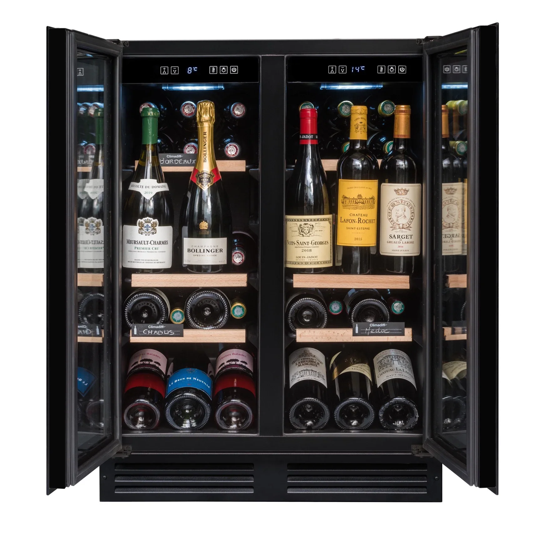 Vinoteca encastrable 49 botellas Avintage AVU49DPB1 doble zona - Image 10