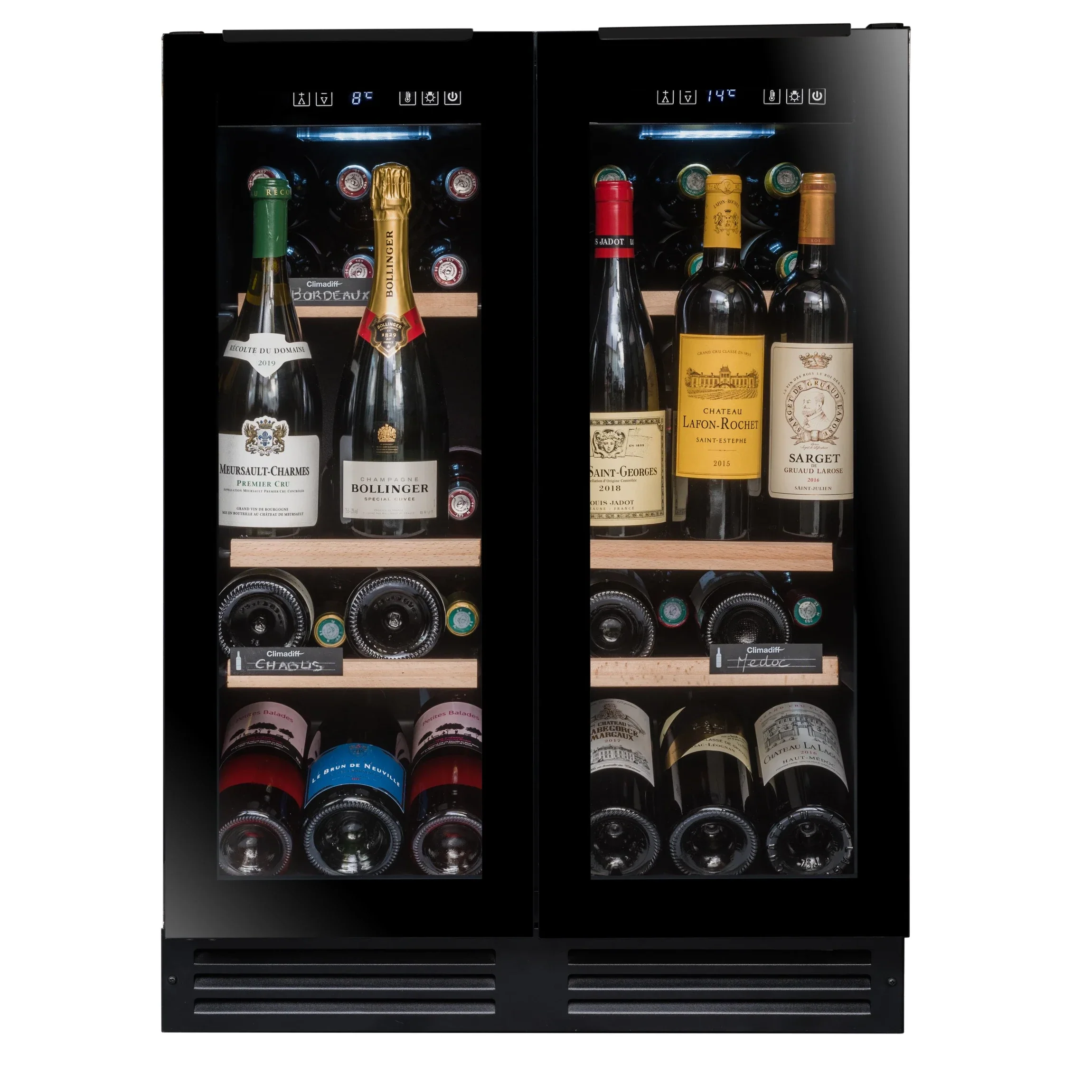 Vinoteca encastrable 49 botellas Avintage AVU49DPB1 doble zona - Image 5