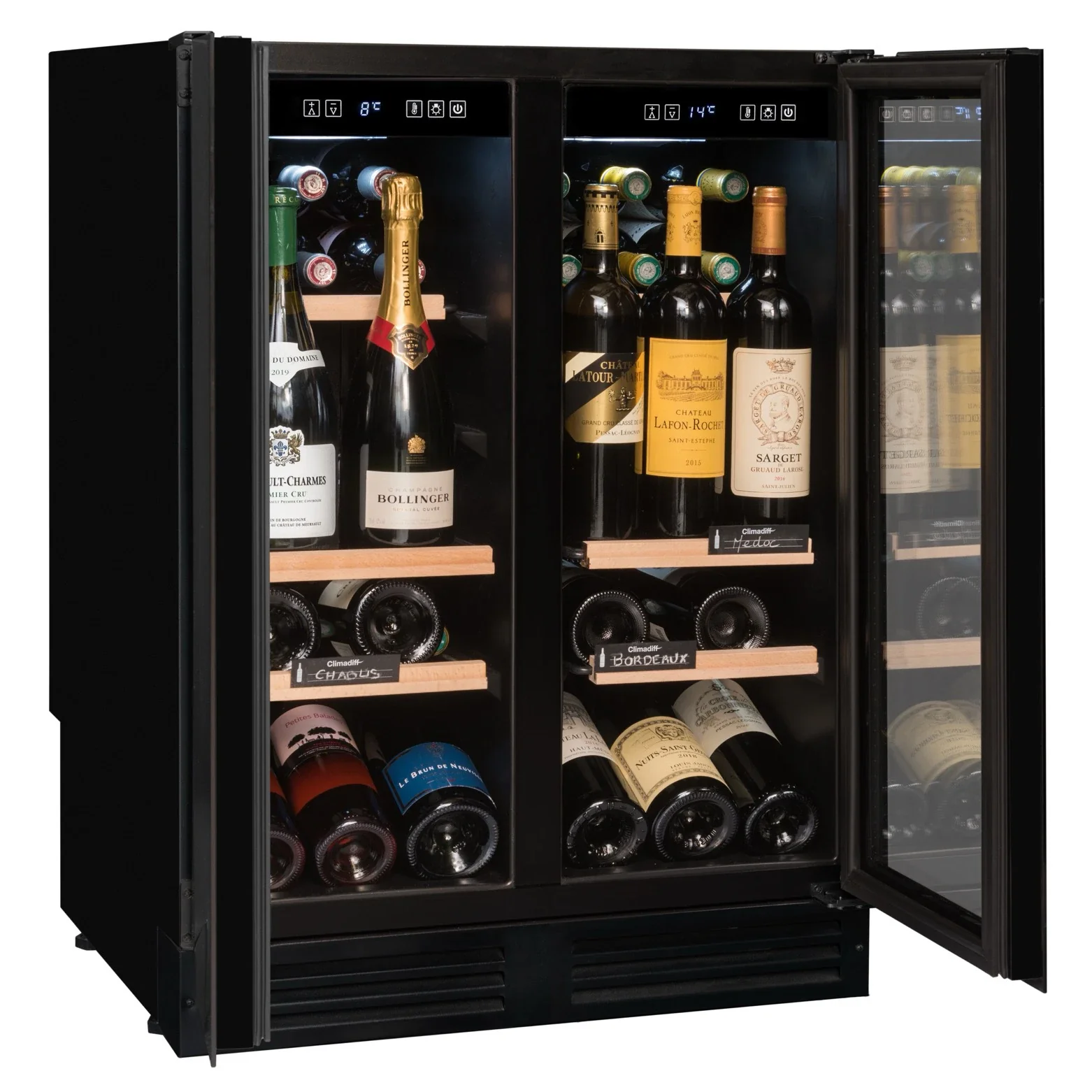 Vinoteca encastrable 49 botellas Avintage AVU49DPB1 doble zona - Image 8