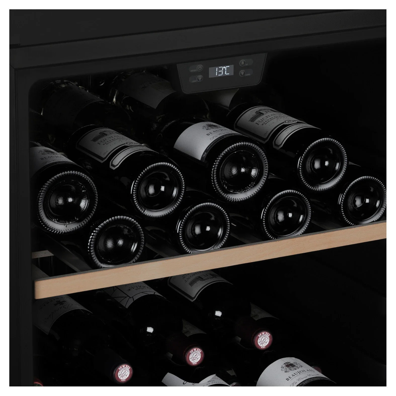 Vinoteca 122 botellas Les Petits Champs CAVCB122 Black - Image 3