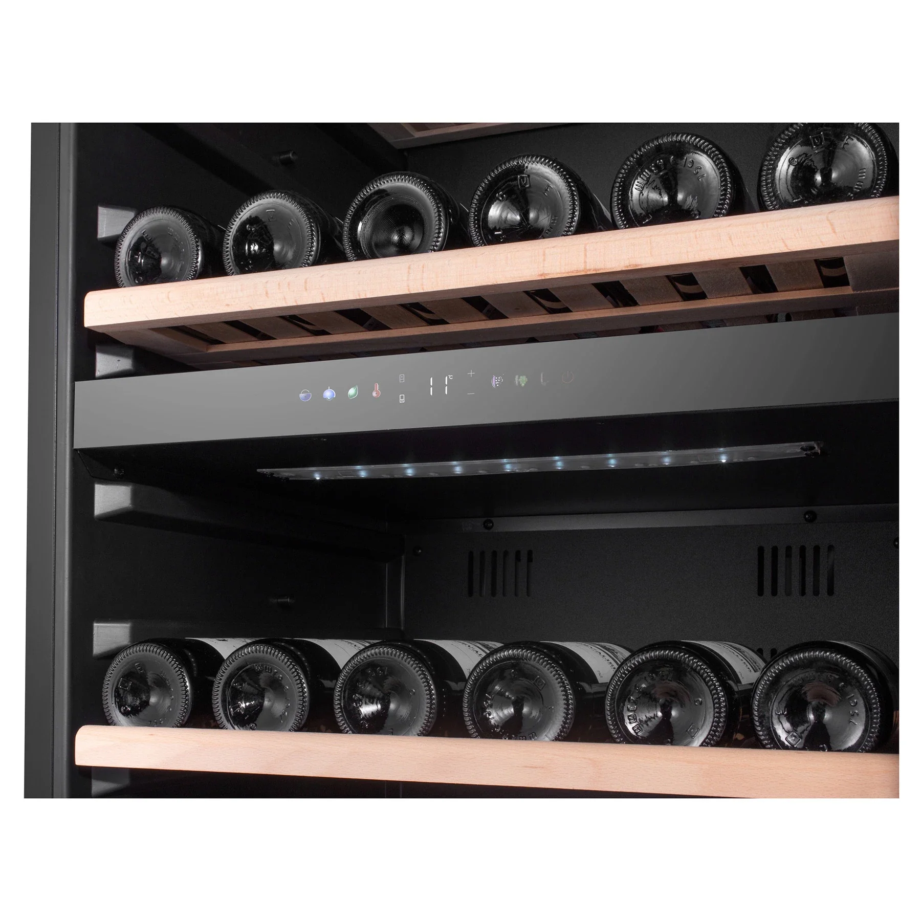 Vinoteca 120 botellas Caviss C2120CBEG doble zona - Image 9