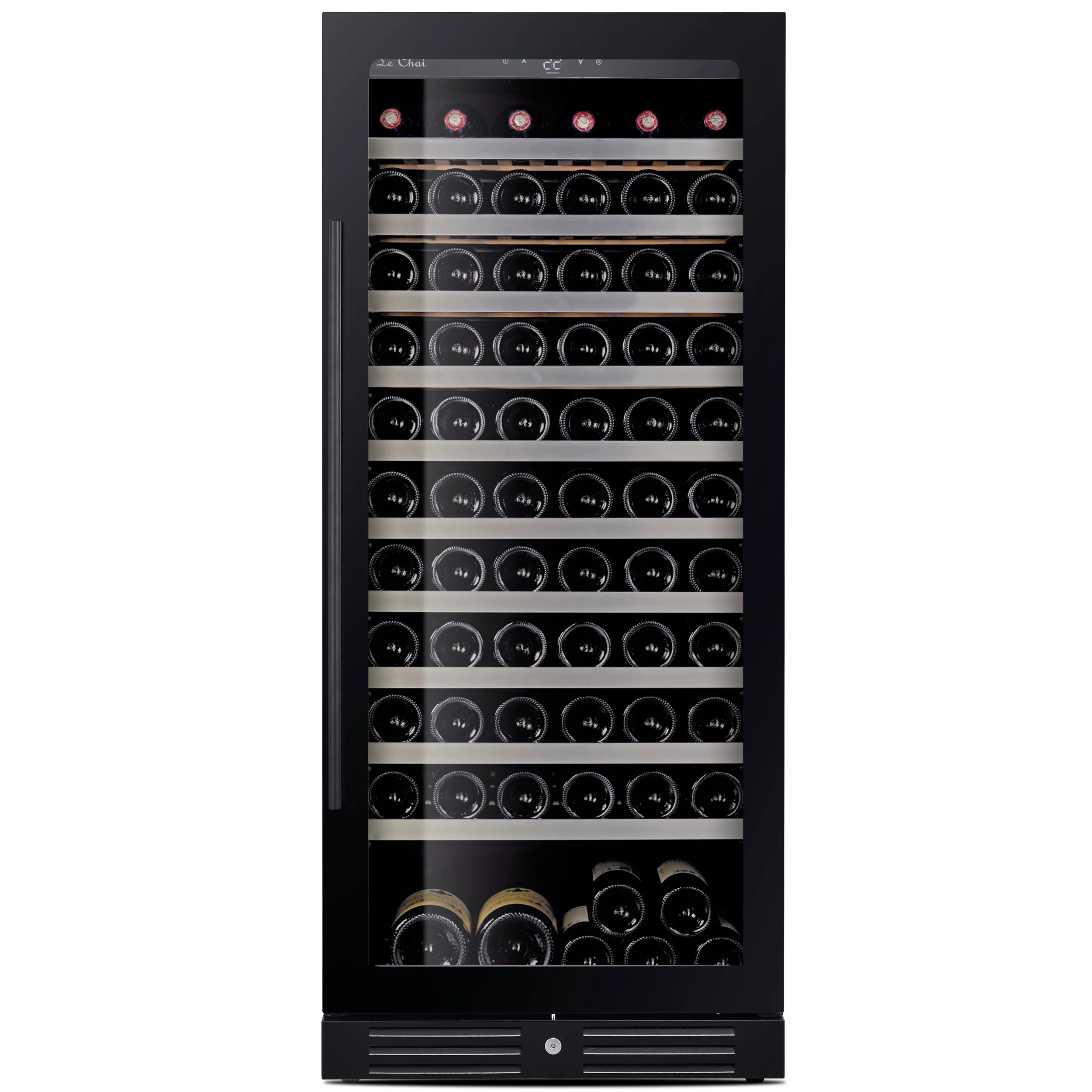 Vinoteca encastrable 151 botellas Le Chai LMN1105 negro