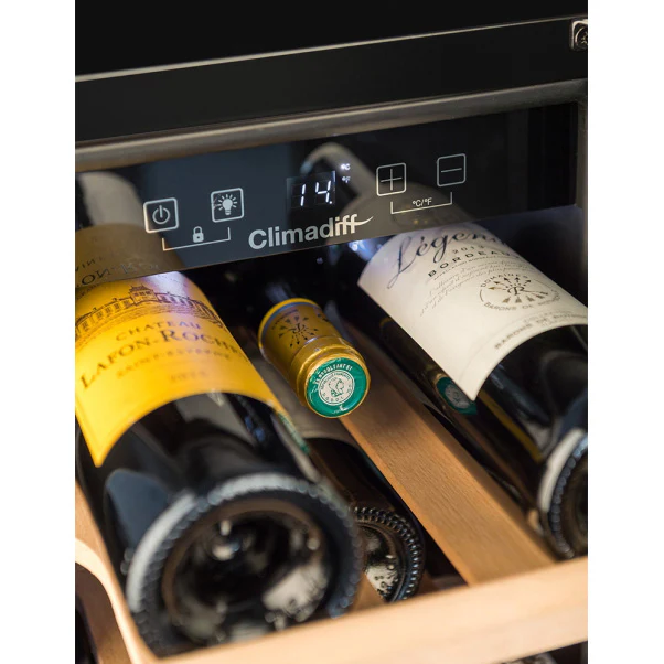 Vinoteca encastrable bajo encimera 20 botellas Climadiff CBU20S2B - Image 11