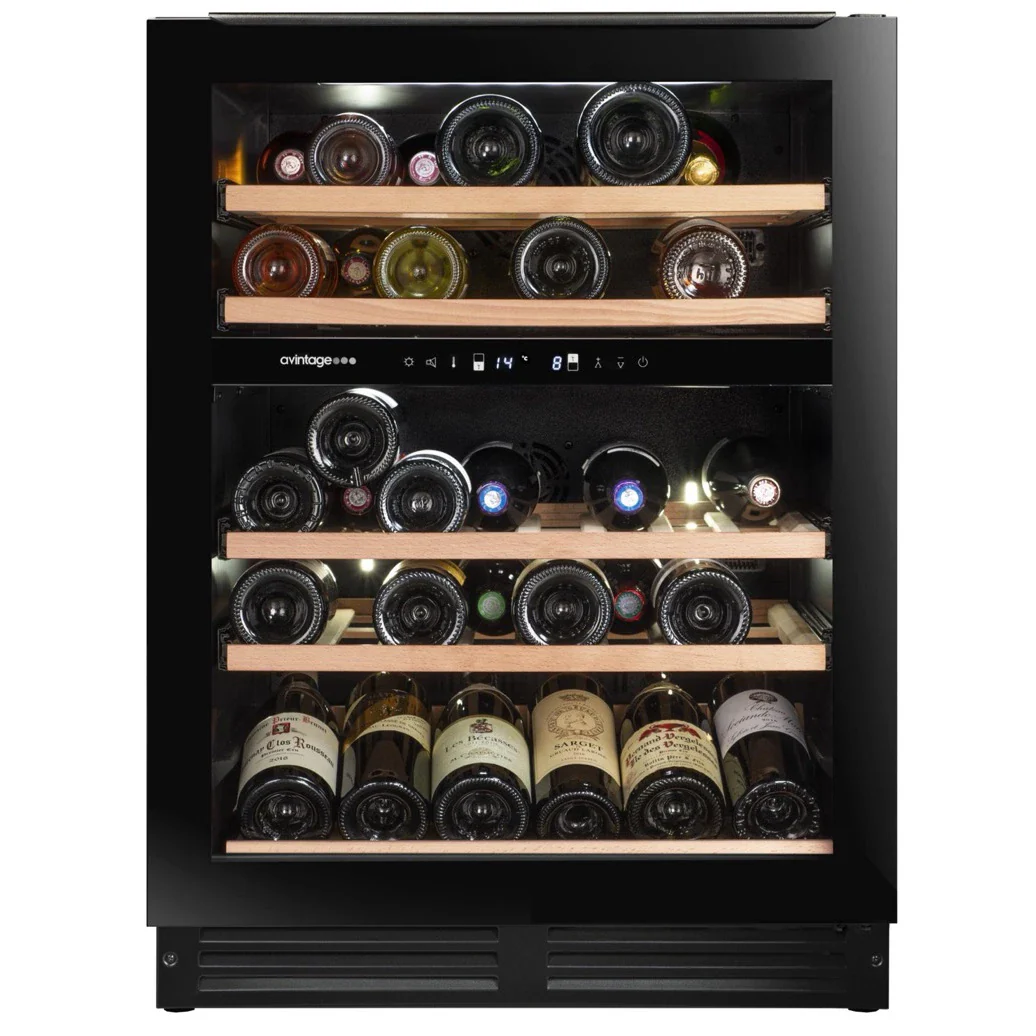 Vinoteca encastrable 44 botellas Avintage AVU51D82 doble zona