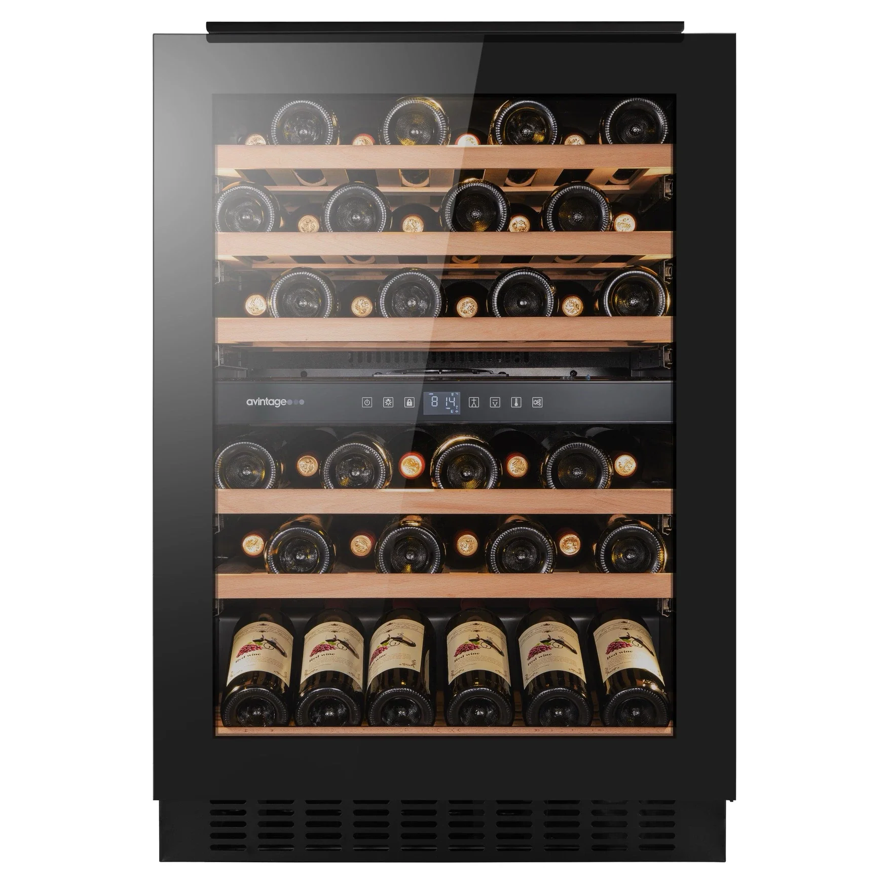Vinoteca encastrable 46 botellas Avintage AVU61D88 doble zona