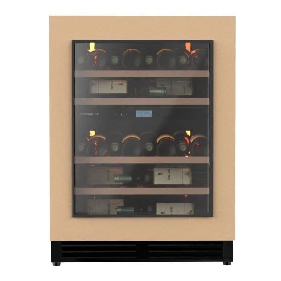 Vinoteca encastrable 47 botellas Avintage AVU50PANEL doble zona